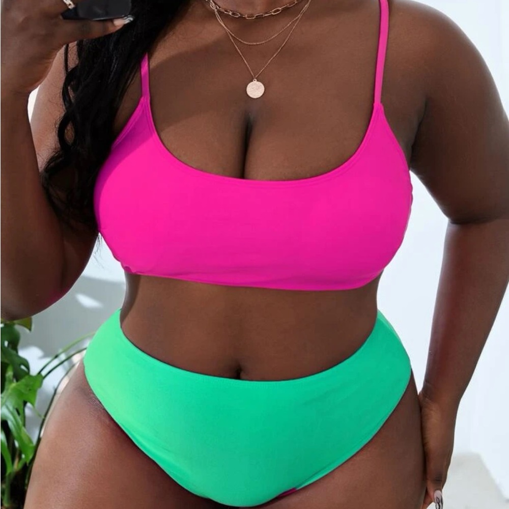 NWOT High Waisted Bikini - 2XL